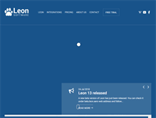 Tablet Screenshot of leonsoftware.com